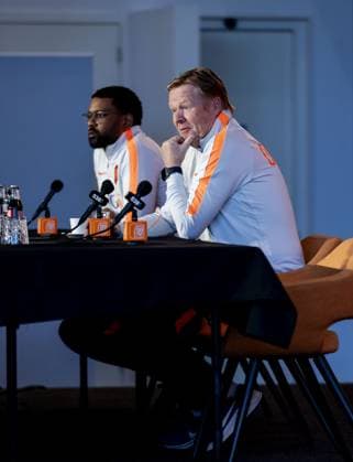ZEIST - Netherlands national team, Nationalteam coach Ronald Koeman looks ahead to the friendly match against Norway. ROBIN VAN LONKHUIJSEN ANP xVIxANPxSportx xxANPxIVx 554390881 originalFilename: 554390881.jpg