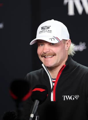 March 26, 2026, Suzuka, Mie, Japan: VALTTERI BOTTAS of Cadillac speaks during an interview on media day ahead of the Formula 1 Japanese Grand Prix at Suzuka Circuit. 2026 Japanese Grand Prix  - ZUMAh201 20260326_zsp_h201_003 Copyright: xYichinxHoux