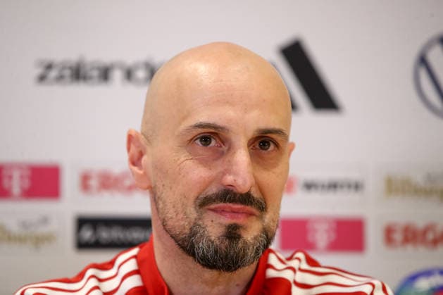 26 03 2026, xtgx, Football, U21 National Team, Press Conference emspor, v l Antonio Di Salvo Germany, Coach Portrait, Portraet, Single Image DFL DFB REGULATIONS PROHIBIT ANY USE OF PHOTOGRAPHS as IMAGE SEQUENCES and or QUASI VIDEO Wolfsburg