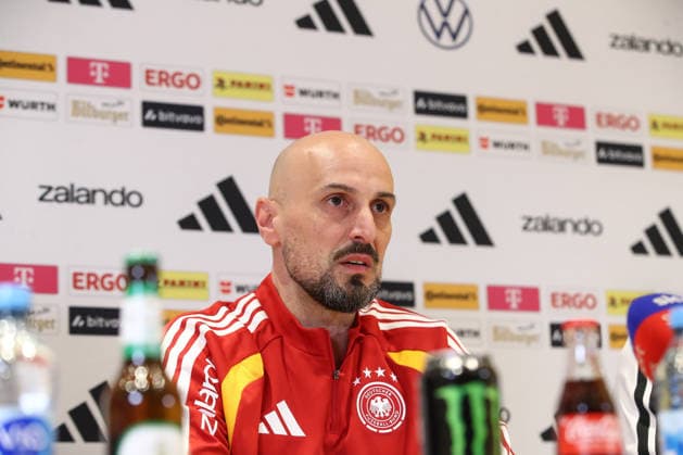 Football, U21, European Championship qualifiers, Germany national team, Press conference