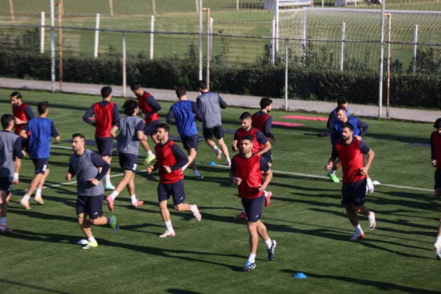 Iranian National Football Team trains in Antalya ANTALYA, TURKIYE - MARCH 26: Iranian National Football Team players attend a training session on the field of the hotel where the team staying at the Belek Tourism Center as they hold a training camp in the Serik district of Antalya Turkiye, on March 26, 2026. Suleyman Elcin Anadolu Antalya Turkey. Editorial use only. Please get in touch for any other usage.  Copyright: x2026xAnadoluxSuleymanxElcinx