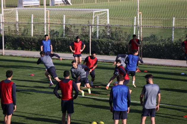 Iranian National Football Team trains in Antalya ANTALYA, TURKIYE - MARCH 26: Iranian National Football Team players attend a training session on the field of the hotel where the team staying at the Belek Tourism Center as they hold a training camp in the Serik district of Antalya Turkiye, on March 26, 2026. Suleyman Elcin Anadolu Antalya Turkey. Editorial use only. Please get in touch for any other usage.  Copyright: x2026xAnadoluxSuleymanxElcinx