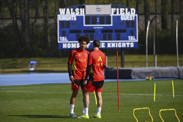 United States v Belgium - FIFA World Cup, WM, Weltmeisterschaft, Fussball Stage Media Activities 26 03 2026 ATLANTA, UNITED STATES - MARCH 26 : Witsel Axel midfielder of Belgium pictured during a training session ahead the friendly game between United States of America and Belgium as part of a pre-World Cup 2026 training camp on March 26, 2026 in Atlanta, United States, 26 03 2026 Atlanta United States  Copyright: xVincentxKalutx