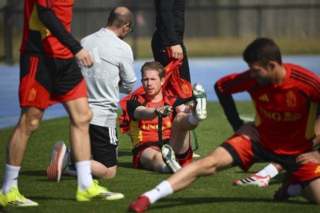 United States v Belgium - FIFA World Cup, WM, Weltmeisterschaft, Fussball Stage Media Activities 26 03 2026 ATLANTA, UNITED STATES - MARCH 26 : De Bruyne Kevin forward of Belgium pictured during a training session ahead the friendly game between United States of America and Belgium as part of a pre-World Cup 2026 training camp on March 26, 2026 in Atlanta, United States, 26 03 2026 Atlanta United States  Copyright: xVincentxKalutx