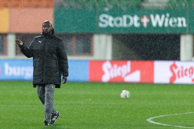 SOCCER - AUT vs GHA, test match VIENNA,AUSTRIA,26.MAR.26 - SOCCER - OEFB international test match, Austria vs Ghana, preview, training Team GHA. Image shows head coach Otto Addo (GHA).  GEPAxpictures xArminxRauthner