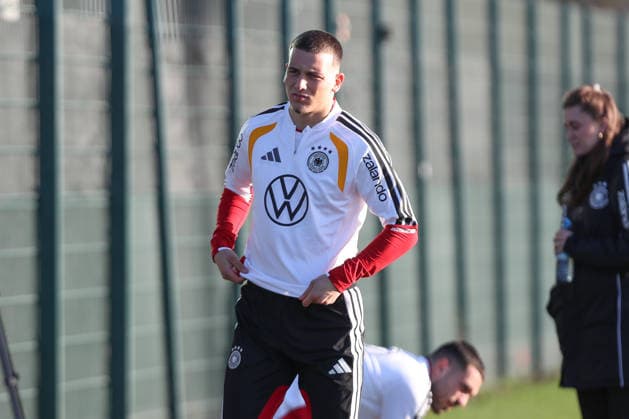 26 03 2026, xtgx, Football, U21 National Team, Final Training emspor, v l Said El Mala Germany DFL DFB REGULATIONS PROHIBIT ANY USE OF PHOTOGRAPHS as IMAGE SEQUENCES and or QUASI VIDEO Wolfsburg