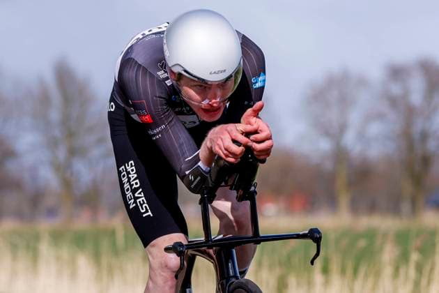 Mads Landbo of Team ColoQuick ITT Beltrum Stage 2, Metecs Olympia s Tour Cycling, Metecs Olympia s Tour Cycling, , March 26, 2026, Beltrum, Netherlands.