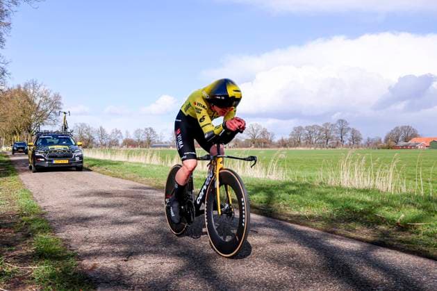 Ian Kings of Team Visma Lease a Bike Development ITT Beltrum Stage 2, Metecs Olympia s Tour Cycling, Metecs Olympia s Tour Cycling, , March 26, 2026, Beltrum, Netherlands.