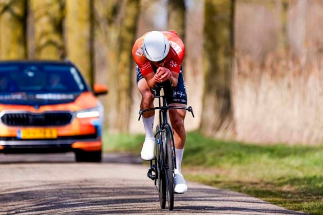 Thijmen van der Giessen of Volharding Cycling Team ITT Beltrum Stage 2, Metecs Olympia s Tour Cycling, Metecs Olympia s Tour Cycling, , March 26, 2026, Beltrum, Netherlands.