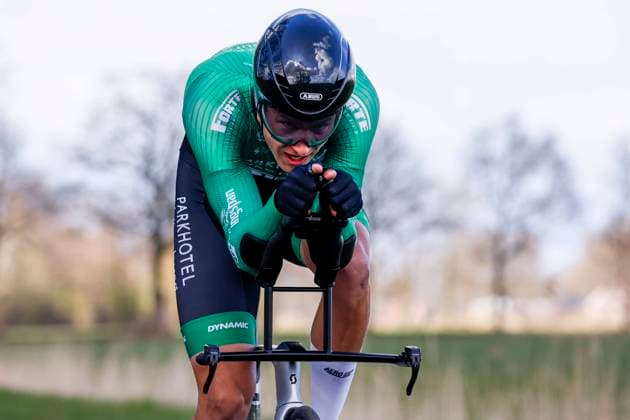 Luke Verburg of Parkhotel Valkenburg ITT Beltrum Stage 2, Metecs Olympia s Tour Cycling, Metecs Olympia s Tour Cycling, , March 26, 2026, Beltrum, Netherlands.