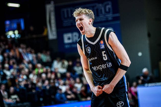 easycredit BBL Basketball Bundesliga 2025 2026 Catch-up match 5 Matchday 26 03 2026 Science City Jena vs Veolia Towers Hamburg Zsombor Maronka Hamburg , Scream, Emotions, Portrait Sparkassen Arena