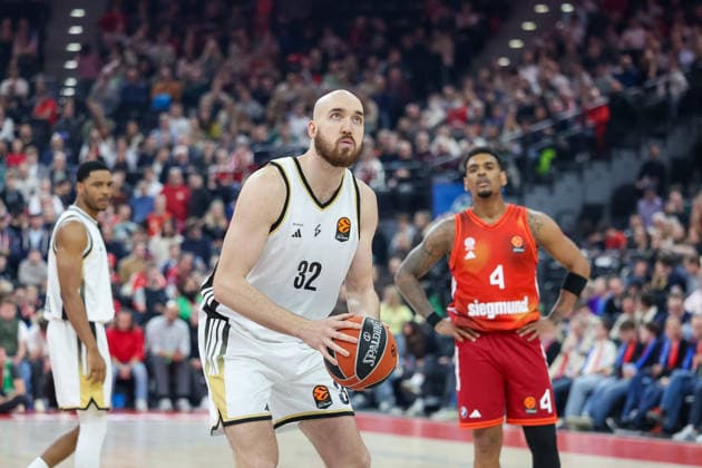 Bastien Vautier LDLC ASVEL Villeurbanne, 32 , GER, FC Bayern Basketball vs LDLC ASVEL Villeurbanne, Basketball, Euroleague, Matchday 34, Season 2025 2026, 26 03 2026, GER, FC Bayern Basketball vs LDLC ASVEL Villeurbanne, Basketball, Euroleague, Matchday 34, Season 2025 2026, 26 03 2026 Munich Copyright: xEibner-Pressefoto JennixMaulx EP_JML