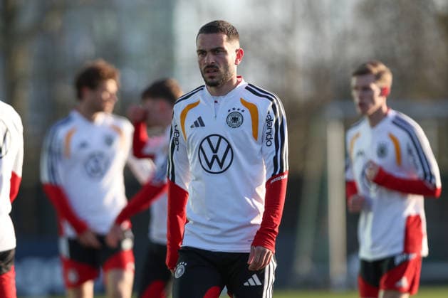 26 03 2026, xtgx, football, U21 national team, final training emspor, v l Arijon Ibrahimovic Germany DFL DFB REGULATIONS PROHIBIT ANY USE OF PHOTOGRAPHS as IMAGE SEQUENCES and or QUASI VIDEO Wolfsburg