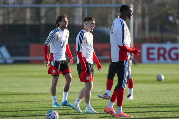26 03 2026, xtgx, Football, U21 National Team, Final Training emspor, v l Brajan Gruda Germany DFL DFB REGULATIONS PROHIBIT ANY USE OF PHOTOGRAPHS as IMAGE SEQUENCES and or QUASI VIDEO Wolfsburg