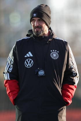26 03 2026, xtgx, Football, U21 National Team, Final Training emspor, v l Antonio Di Salvo Germany DFL DFB REGULATIONS PROHIBIT ANY USE OF PHOTOGRAPHS as IMAGE SEQUENCES and or QUASI VIDEO Wolfsburg