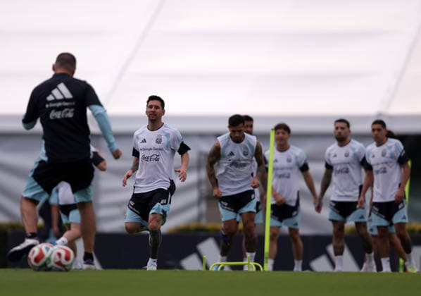 Lionel Messi Training of the Argentine National Team Copyright: xxx