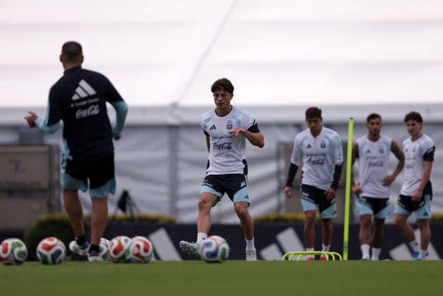 Argentina National Team training Copyright: xxx