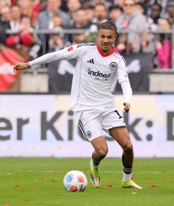 Photo Jean Matteo BAHOYA Frankfurt Football 1 Bundesliga , 25 Matchday on Sun 08 03 2026 FC St Pauli Eintracht Frankfurt