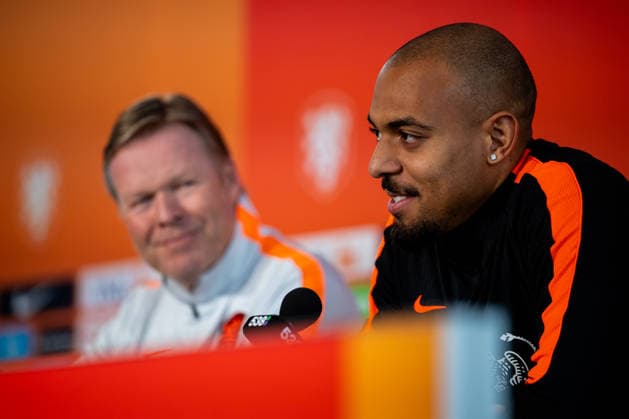ZEIST, NETHERLANDS - MARCH 26: Donyell Malen of the Netherlands during a press conference, PK, Pressekonferenz at the KNVB Campus on March 26, 2026 in Zeist, Netherlands.  Copyright: xRenexNijhuis MBxMediax