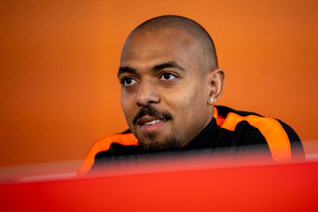 ZEIST, NETHERLANDS - MARCH 26: Donyell Malen of the Netherlands during a press conference, PK, Pressekonferenz at the KNVB Campus on March 26, 2026 in Zeist, Netherlands.  Copyright: xRenexNijhuis MBxMediax