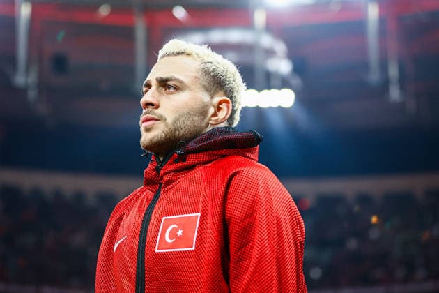 Turkiye vs Romania UEFA European Qualifier KO Play-Off Baris Alper Yilmaz of Turkiye walks to the opening ceremony before the match. Turkiye and Romania faced each other at UEFA European Qualifier KO Play-Off. The match took place in Tupras Stadium on March 26th, 2026. Istanbul Istanbul Turkey Copyright: xBurakxBasturkx