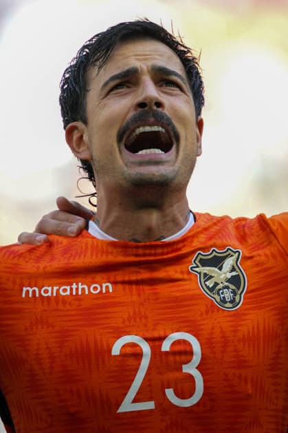 BOLIVIA VS SURINAME - PLAY-OFF COPA MUNDIAL FIFA 2026 - 26 MARZO 2026 Monterrey, Mexico - March 26, 2026: Guillermo Viscarra 23 of Bolivia poses prior to the FIFA World Cup, WM, Weltmeisterschaft, Fussball 2026 Play-Off Tournament match between Bolivia and Suriname at Estadio BBVA in Monterrey, Mexico. Imago images Straffon Images Luis Licona GUADALUPE NUEVO LEON MEXICO Copyright: xLUISxLICONAx