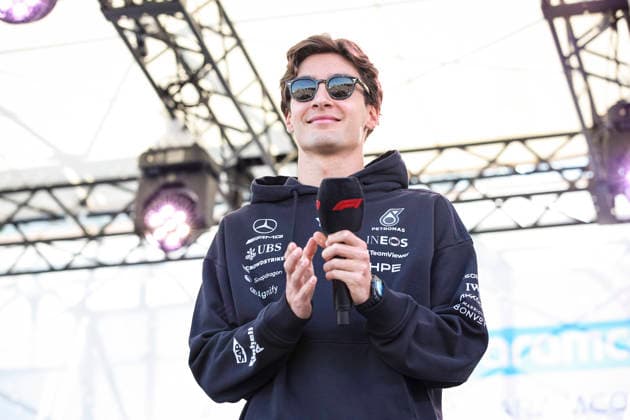 F1 - JAPANESE GRAND PRIX 2026 RUSSELL George (gbr), Mercedes AMG F1 Team W17, portrait during the Formula 1 Japanese Grand Prix 2026, 3rd round of the 2026 Formula One World Championship, WM, Weltmeisterschaft from March 27 to 29, 2026 on the Suzuka Circuit, in Suzuka, Japan - SuzukaJapan  Copyright: xXavixBonillax