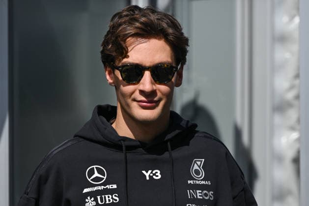 F1 Japanese Grand Prix 2026 - Practice Session SUZUKA, JAPAN MARCH 27: George Russell of the Mercedes-AMG Petronas F1 Team arrives at Suzuka Circuit ahead of the 2026 Japanese Grand Prix on March 27, 2026 in Suzuka, Mie Prefecture, Japan. Suzuka Japan  Copyright: xArturxWidakx originalFilename:widak-f1japane260327_np8he.jpg