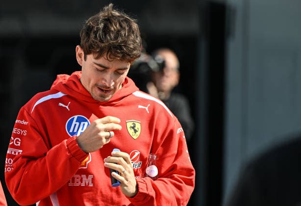 F1 Japanese Grand Prix 2026 - Practice Session SUZUKA, JAPAN MARCH 27: Charles Leclerc of Scuderia Ferrari HP arrives at Suzuka Circuit ahead of the 2026 Japanese Grand Prix on March 27, 2026 in Suzuka, Mie Prefecture, Japan. Suzuka Japan  Copyright: xArturxWidakx originalFilename:widak-f1japane260327_npu5E.jpg