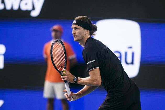 Miami Open Presented by Itau 2026 - March 26 Miami, Florida - March 26: play, react and celebrate during the match between Alexander Zverev of Germany vs Francisco Cerundolo of Argentina on day 10 of the Miami Open at Hard Rock Stadium on March 26, 2026 in Miami, Florida, United States. Copyright: xLatinxSportxImagesx
