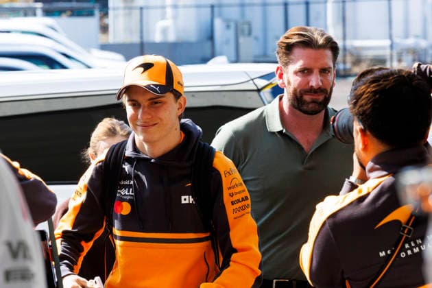 27th March 2026; Suzuka Circuit, Suzuka, Japan; 2026 FIA Formula 1 Japanese Grand Prix; Free Practice Day; Number 81 McLaren driver Oscar Piastri in the paddock at the Aramco Japanese Grand Prix StephenxBlackberry Content restricted for UK based newspaper