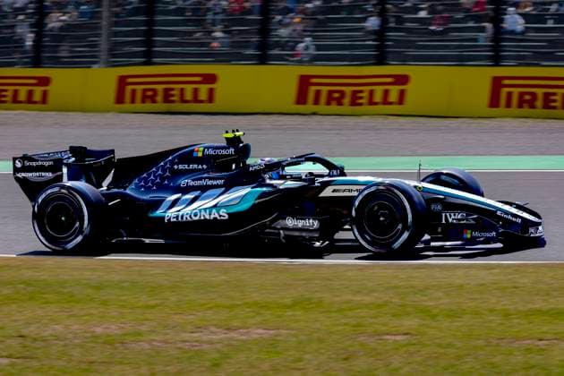 SUZUKA Formula 1 driver Kimi Antonelli of Mercedes AMG Petronas Formula One Team during the Formula 1 Japan Suzuka free practice at the Suzuka Formula 1 circuit on March 27, 2025 in Suzuka, Japan Photo by DeFodi Images