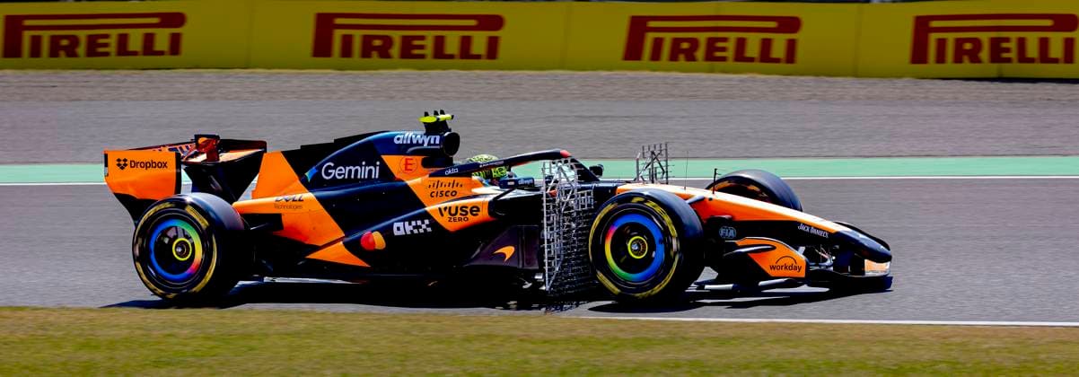 SUZUKA Formula 1 driver Lando Norris of McLaren Mastercard Formula 1 Team during the Formula 1 Japan Suzuka free practice at the Suzuka Formula 1 circuit on March 27, 2025 in Suzuka, Japan Photo by DeFodi Images