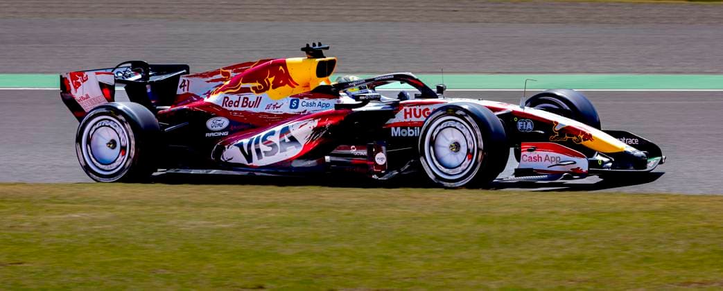 SUZUKA Formula 1 driver Liam Lawson of Visa Cash App Racing Bulls Formula One Team during the Formula 1 Japan Suzuka free practice at the Suzuka Formula 1 circuit on March 27, 2025 in Suzuka, Japan Photo by DeFodi Images