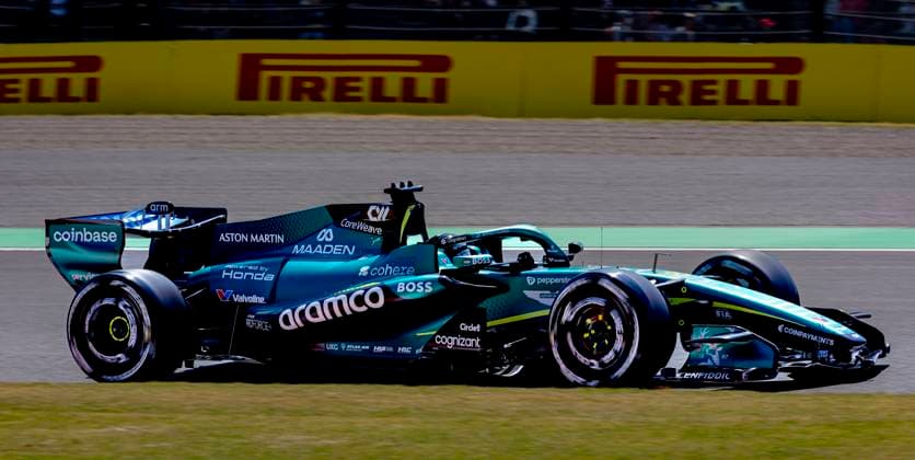 SUZUKA Formula 1 driver Lance Stroll of Aston Martin Aramco Formula 1 Team during the Formula 1 Japan Suzuka free practice at the Suzuka Formula 1 circuit on March 27, 2025 in Suzuka, Japan Photo by DeFodi Images