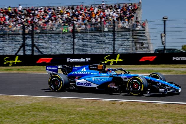 SUZUKA Formula 1 driver Carlos Sainz of Atlassian Williams F1 Team during the Formula 1 Japan Suzuka free practice at the Suzuka Formula 1 circuit on March 27, 2025 in Suzuka, Japan Photo by DeFodi Images