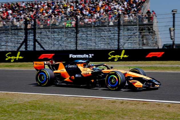 SUZUKA Formula 1 driver Oscar Piastri of McLaren Mastercard Formula 1 Team during the Formula 1 Japan Suzuka free practice at the Suzuka Formula 1 circuit on March 27, 2025 in Suzuka, Japan Photo by DeFodi Images