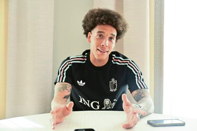 United States v Belgium - FIFA World Cup, WM, Weltmeisterschaft, Fussball Stage Media Activities 26 03 2026 ATLANTA, UNITED STATES - MARCH 26 : Witsel Axel midfielder of Belgium talking to the press during a press conference, PK, Pressekonferenz ahead the friendly game between United States of America and Belgium as part of a pre-World Cup 2026 training camp on March 26, 2026 in Atlanta, United States, 26 03 2026 Atlanta United States  Copyright: xPeterxDexVoechtx-xKalutxVincentx