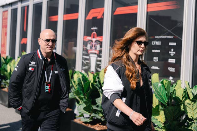 Formula 1 Aramco Japanese Grand Prix 2026 - Paddock DAN TOWRISS (USA), CEO of TWG Motorsports (Cadillac Formula 1 Team), with his wife on Friday during the 2026 Formula 1 Aramco Japanese Grand Prix at the Suzuka Circuit on March 27, 2026. Photo by Antoine Lapeyre ABACAPRESS.COM Suzuka Japan  Copyright: xLapeyrexAntoine ABACAx