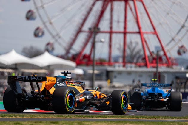 Formula 1 Aramco Japanese Grand Prix 2026 - Practice Session OSCAR PIASTRI (AUS) of McLaren Mastercard Formula 1 Team 81 and CARLOS SAINZ (ESP) of Atlassian Williams F1 Team 55 on Friday during the 2026 Formula 1 Aramco Japanese Grand Prix at the Suzuka Circuit on March 27, 2026. Photo by Antoine Lapeyre ABACAPRESS.COM Suzuka Japan  Copyright: xLapeyrexAntoine ABACAx
