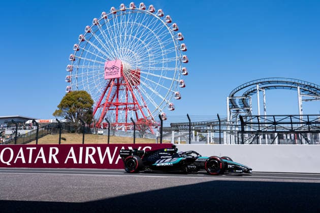 Formula 1 Aramco Japanese Grand Prix 2026 - Practice Session ANDREA KIMI ANTONELLI (ITA) of Mercedes-AMG PETRONAS Formula One Team 12 on Friday during the 2026 Formula 1 Aramco Japanese Grand Prix at the Suzuka Circuit on March 27, 2026. Photo by Antoine Lapeyre ABACAPRESS.COM Suzuka Japan  Copyright: xLapeyrexAntoine ABACAx