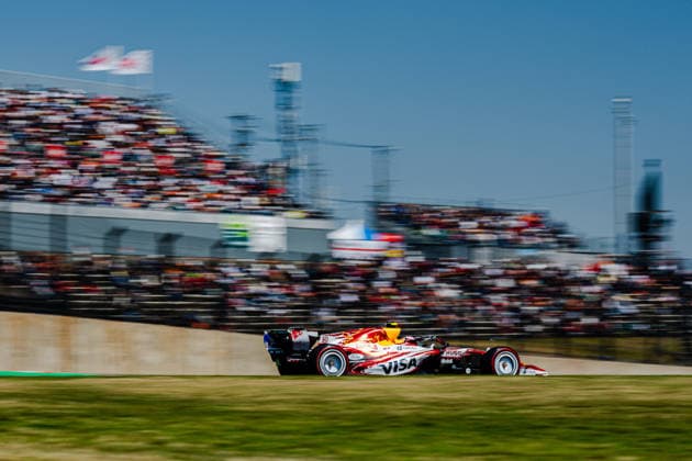 Formula 1 Aramco Japanese Grand Prix 2026 - Practice Session LIAM LAWSON (NZL) of Visa Cash App Racing Bulls Formula One Team 30 on Friday during the 2026 Formula 1 ARAMCO Japanese Grand Prix at the Suzuka International Circuit on March 27, 2026. Photo by Tan Jun Da ABACAPRESS.COM Suzuka Japan  Copyright: xJunxDaxTan ABACAx