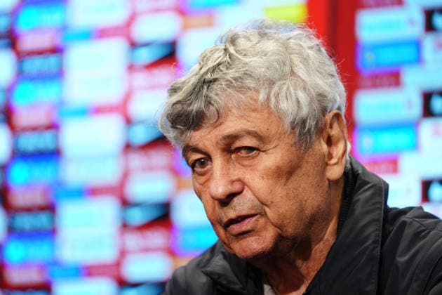 Turkiye v Romania - 2026 FIFA World Cup, WM, Weltmeisterschaft, Fussball European Qualifiers ISTANBUL, TURKIYE - MARCH 26: Head coach Mircea Lucescu of Romania speaks during the press conference, PK, Pressekonferenz following the 2026 FIFA World Cup European Qualifiers play-off semifinal match between Turkiye and Romania at Tupras Stadium in Istanbul, Turkiye on March 26, 2026. Hakan Akgun Anadolu Istanbul Turkey. Editorial use only. Please get in touch for any other usage.  Copyright: x2026xAnadoluxHakanxAkgunx