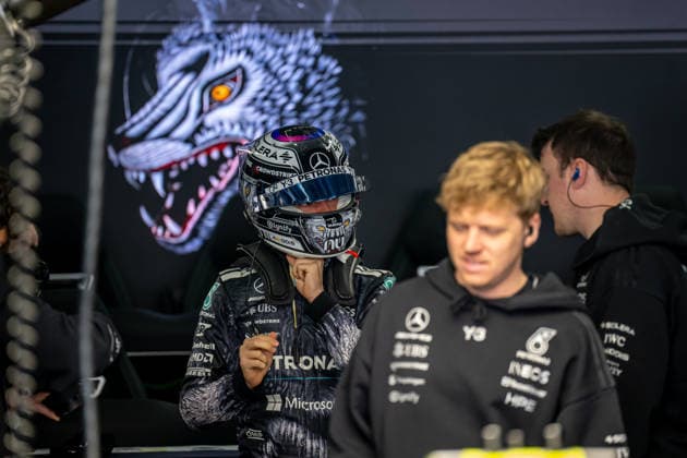 SUZUKA, JAPAN: Andrea Kimi Antonelli, racing for the Mercedes team during the 2026 Formula 1 Japanese Grand Prix at the Suzuka International Racing Course in Suzuka, Japan