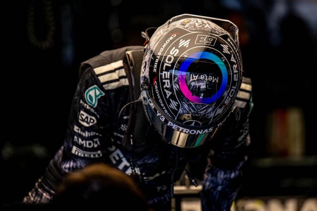 SUZUKA, JAPAN: George Russell, racing for the Mercedes team during the 2026 Formula 1 Japanese Grand Prix at the Suzuka International Racing Course in Suzuka, Japan