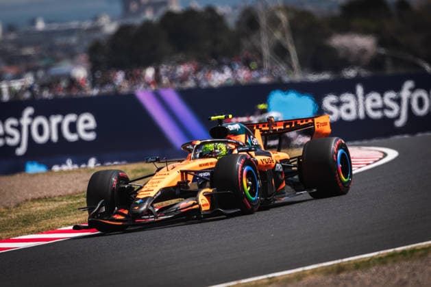 Suzuka International Circuit, Mie, Japan. 27.March.2026; Lando Norris of Great Britain and McLaren Mastercard F1 Team during free practice 1 Formula One Japanese Grand Prix  aflo_325036376