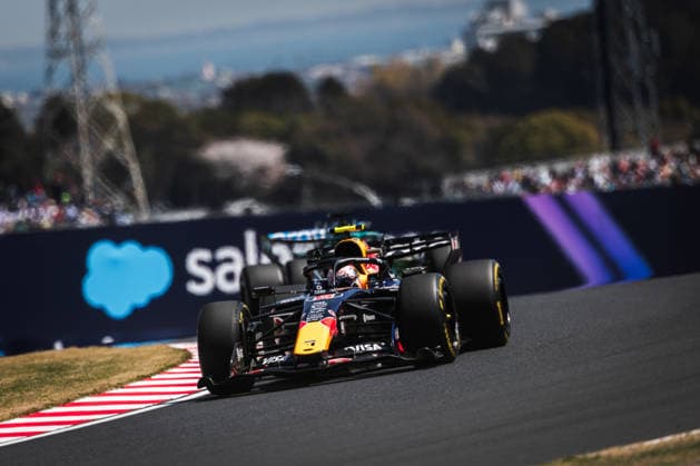 Suzuka International Circuit, Mie, Japan. 27.March.2026; Isack Hadjar of France and Oracle Red Bull Racing during free practice 1 Formula One Japanese Grand Prix  aflo_325036397