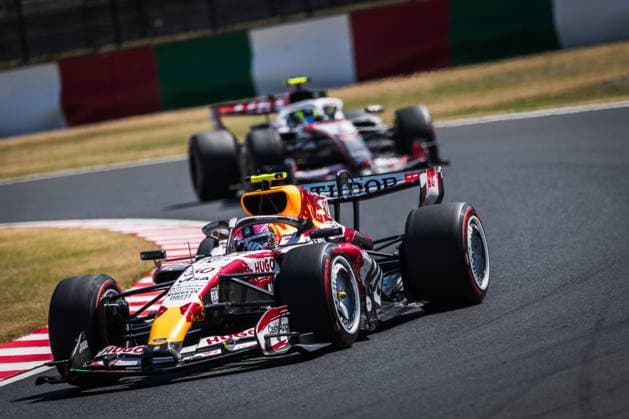 Suzuka International Circuit, Mie, Japan. 27.March.2026; Liam Lawson of New Zealand and Visa Cash App RB Formula One Team during free practice 1 Formula One Japanese Grand Prix  aflo_325036399