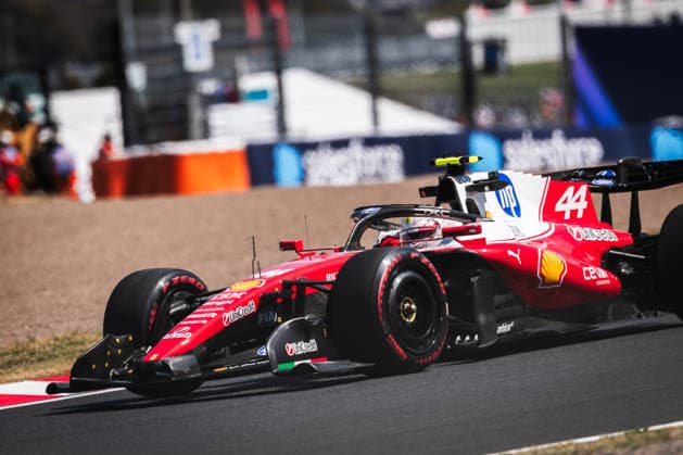 Suzuka International Circuit, Mie, Japan. 27.March.2026; Lewis Hamilton of Great Britain and Scuderia Ferrari HP during free practice 1 Formula One Japanese Grand Prix  aflo_325036438