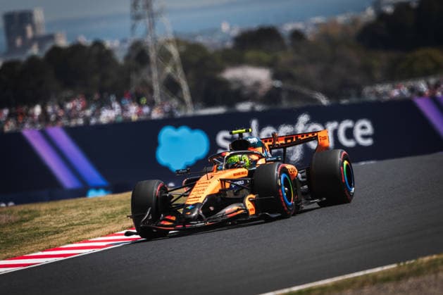 Suzuka International Circuit, Mie, Japan. 27.March.2026; Lando Norris of Great Britain and McLaren Mastercard F1 Team during free practice 1 Formula One Japanese Grand Prix  aflo_325036496
